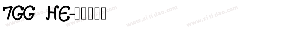 7GG HE字体转换